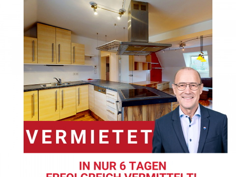 Vermietet in nur 6 Tagen.