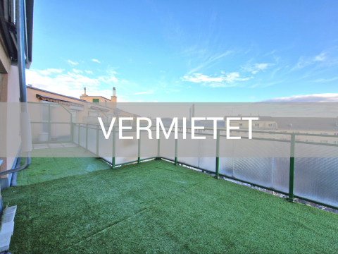 VERMIETET! 2-Zimmer-Wohnung mit 28m² Dachterrasse nahe U6 Jägerstraße